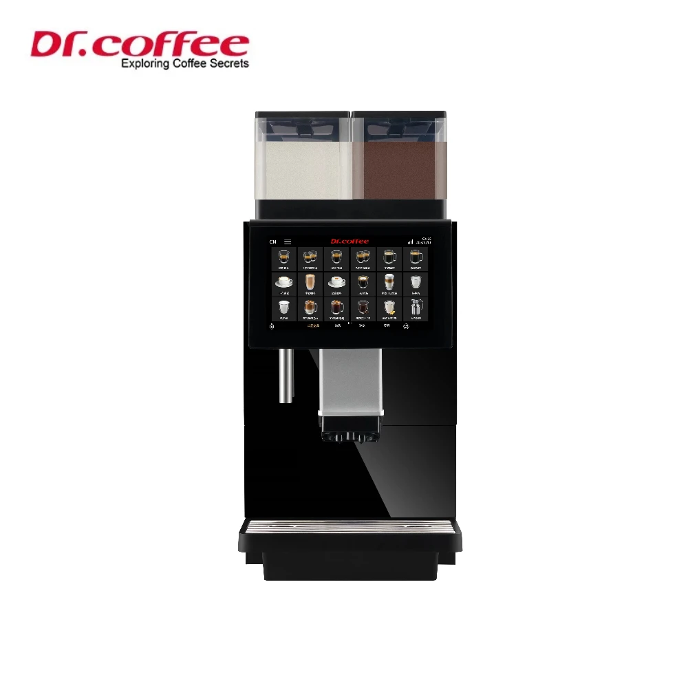 Dr.coffee F100-MP Commercial Automatic Coffee Machine Professional Espresso Coffee  With Powder For Business
