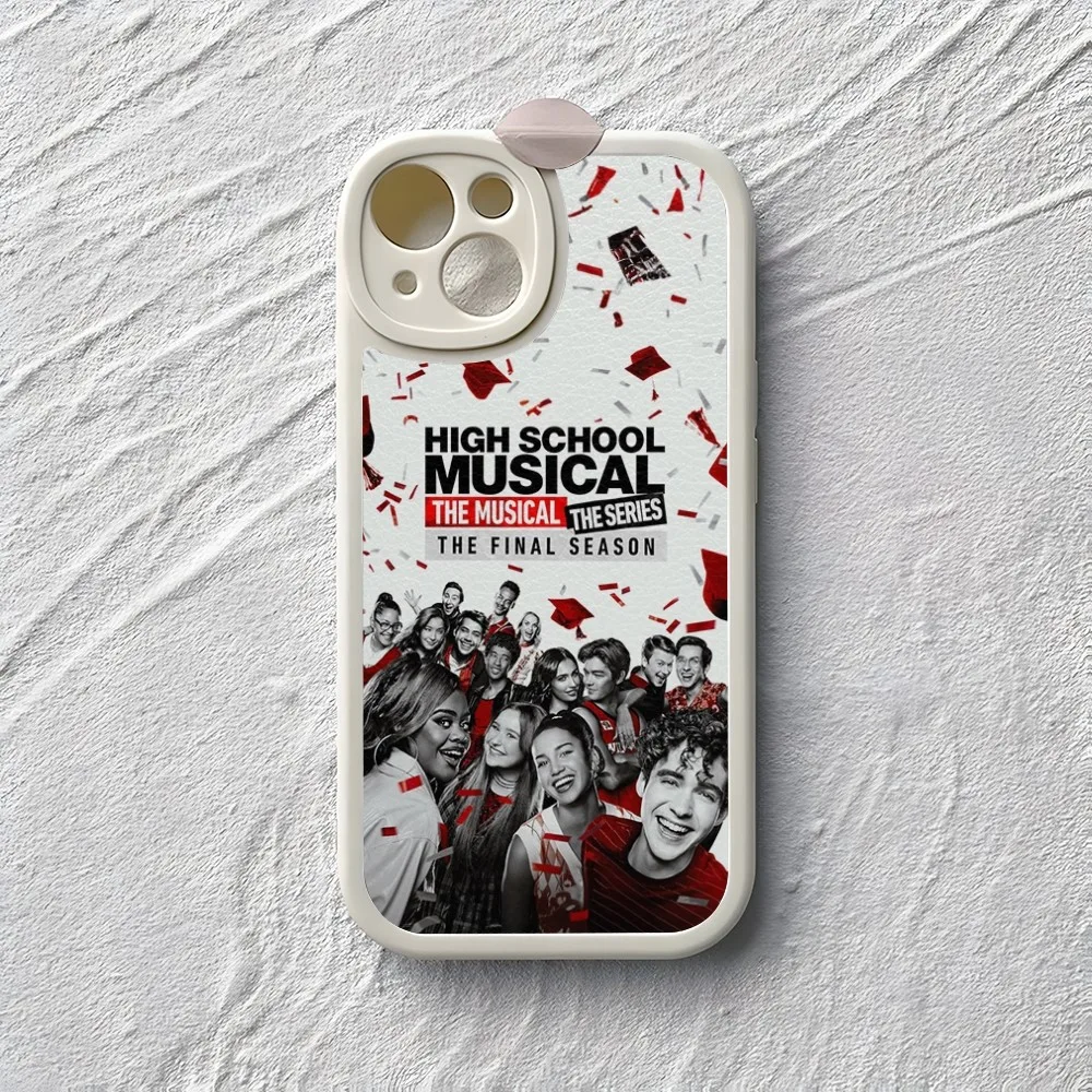 High School Musical Phone Case For Iphone 15 14 13 Pro Max 12 11 Mini X Xr Xs 7 8 Puls Lambskin Silicone Cover