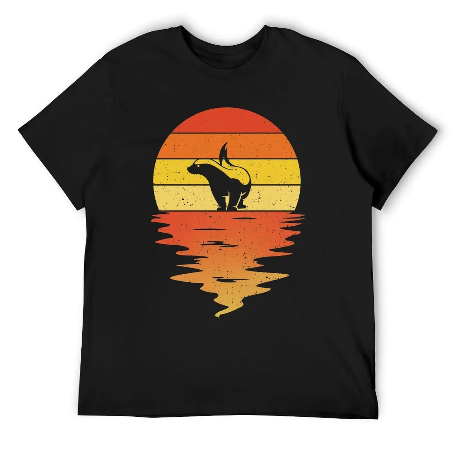 

Honey Badger retro T-Shirt sports fans Blouse graphic t shirt vintage mens t shirts casual stylish