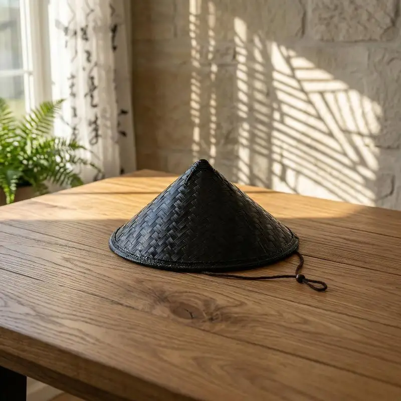 Hat Samurai Straw  Chinese Cosplay Japanese Rice Asian Bamboo Conical Hats Party Farmer Cone Decor Cap Decorative