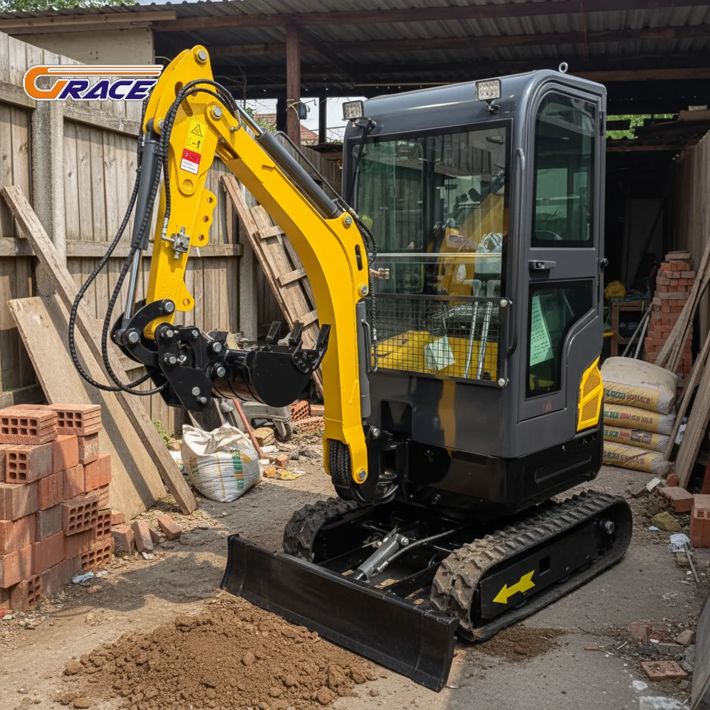 

Customize Mini Excavator 2 Ton Crawler Digger EPA Approved Garden Construction Use Fast Delivery