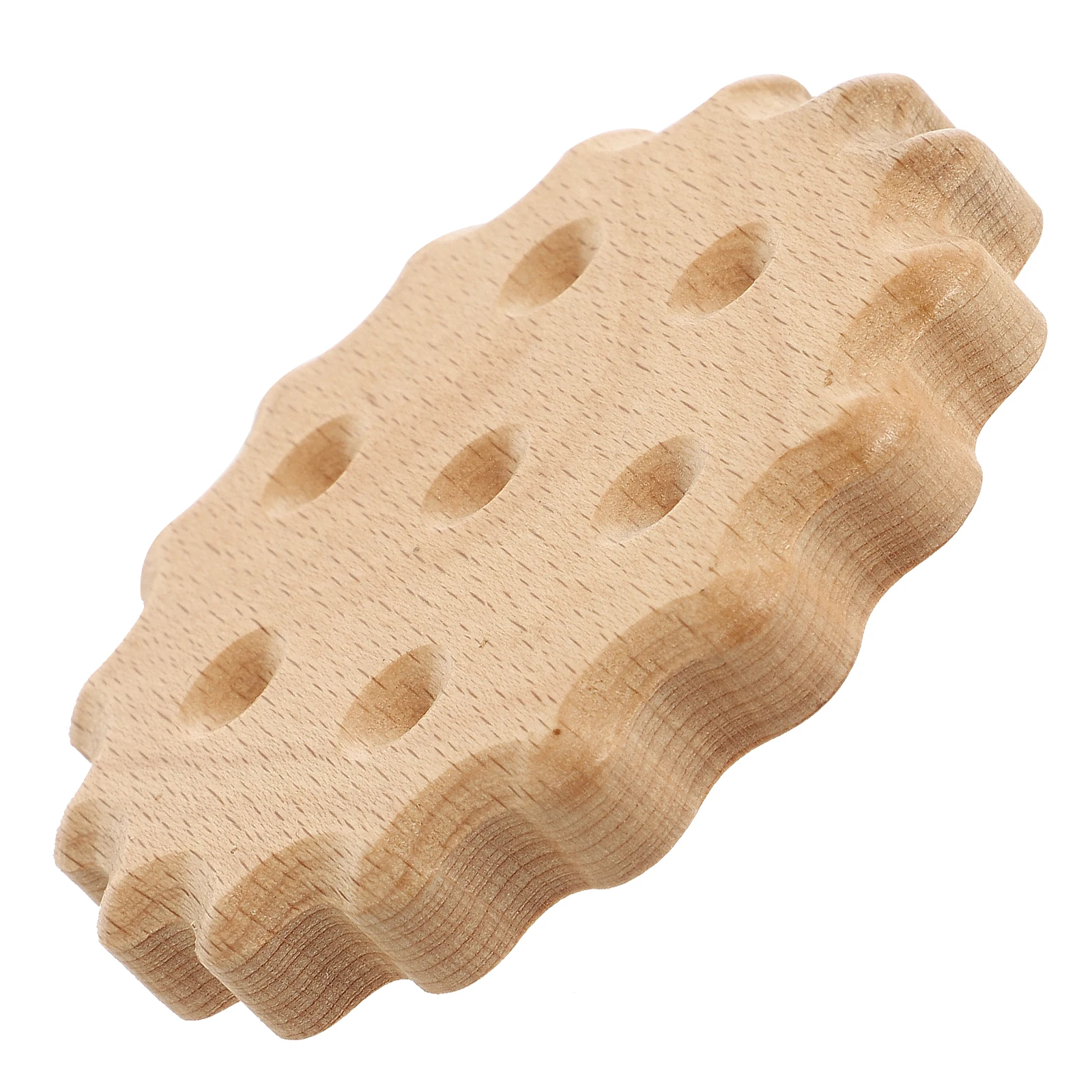 

Solid Wood Coaster Biscuit Shape Heat Insulation Cup Pad Home Office Decor Tray Wooden Mat Premium Material Environmental Safe