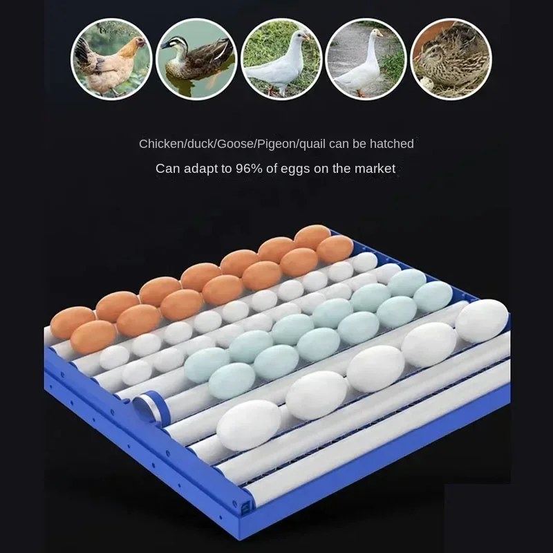 204/136 Eggs Intelligent Large and Medium-Sized Incubator Household Full-Automatic Incubator Chicken Duck Goose Quail Incubator