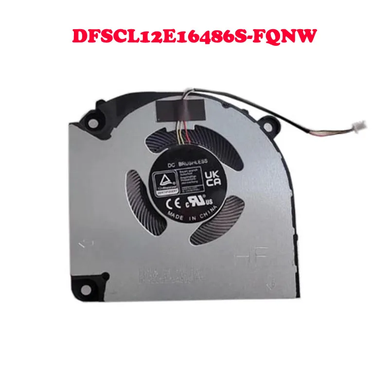 

Laptop CPU GPU FAN For DFSCL12E16486S EP FQNW DFSCL12E06486S EP FQNX DFSCL12E16486S-FQNW DFSCL12E06486S-FQNX 4PIN DC12V 1A New