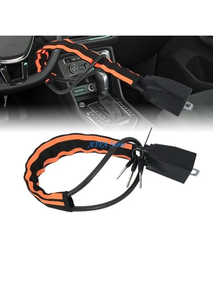 

U13c Рулевое колесо блокировки ремня рулевого колеса, автомобильные замки анти -кражи для автомобильного грузовика внедорожника