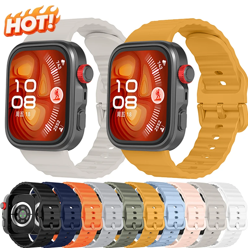 

Спортивный силиконовый браслет для часов Huawei Fit 4pro 4, аксессуары для ремешков, сменный ремень Correa для часов Huawei fit 3