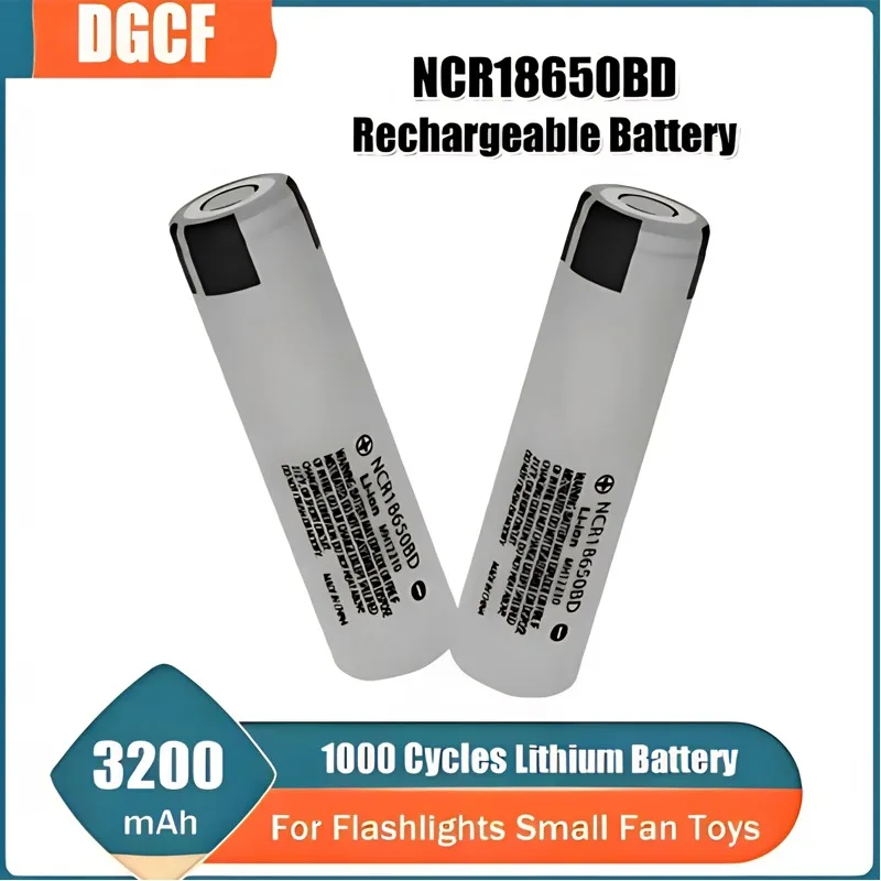 

2026 ️4-20PCS 18650 NCR18650BD 10A 3.7V 3200mAh Rechargeable Lithium Battery For Flashlights Clock Powerful Torch Camera Fan