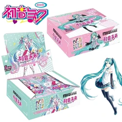 Hatsune-caja de refuerzo de cartas Miku, tarjetas de juego de Anime, regalos de juguete para niños, tarjetas Flash SP SSP raras, nuevas