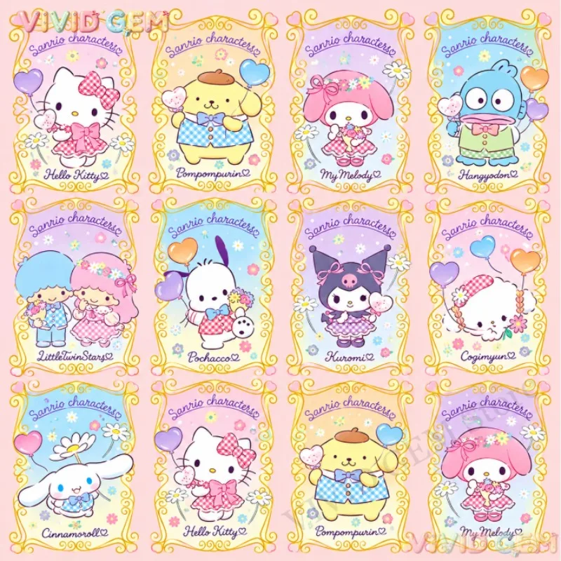 VIVID GEM Sanrio New Cute Hello Kitty Pochacco Pompompurin Diamond Painting Kit Square Round Diamond 5D DIY Cinnamoroll Mosaic