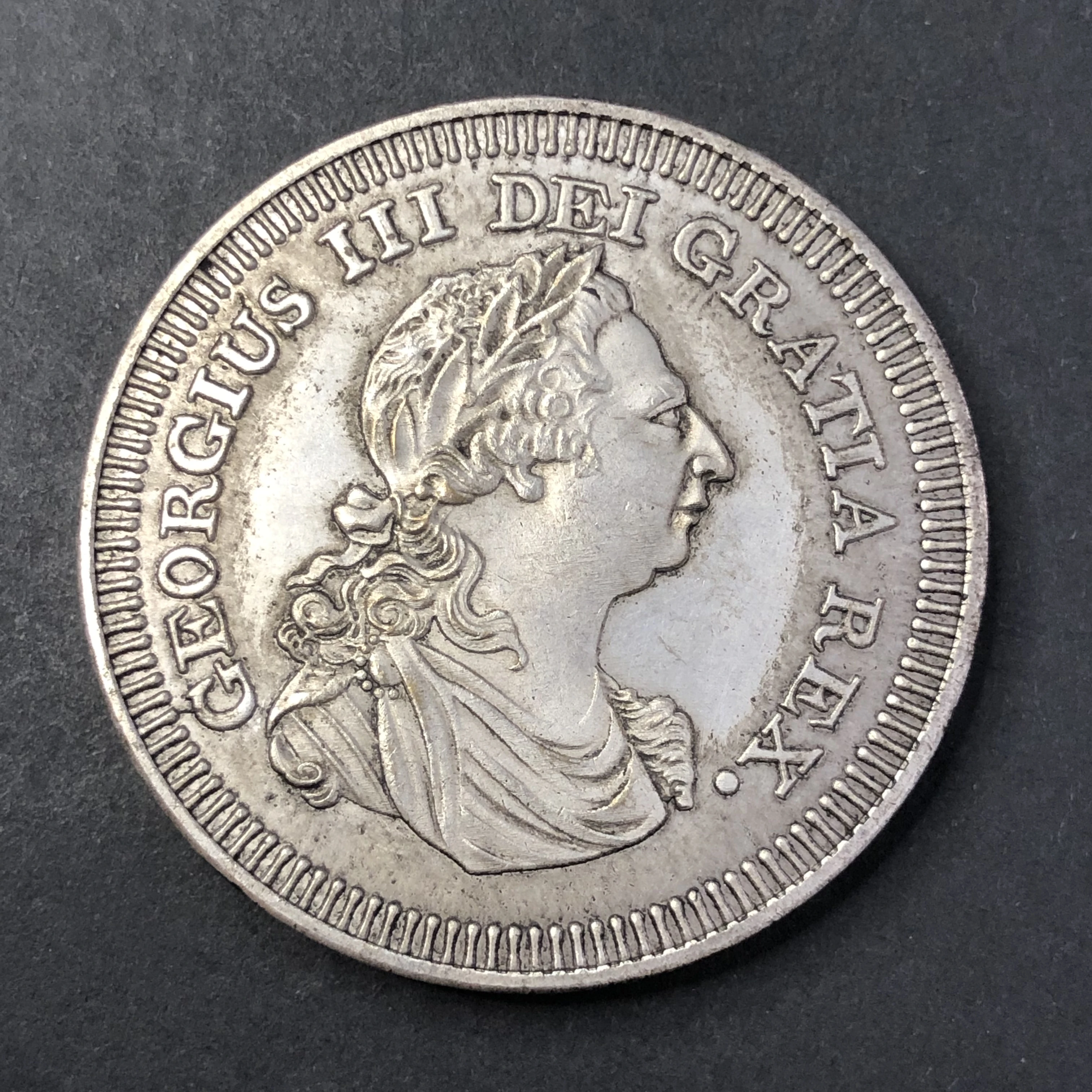 Réplica de moneda original del Banco de Inglaterra, regalo de medalla de 1 dólar, 5 shillings, desafío de colección, regalo para decoración del hogar, 1804