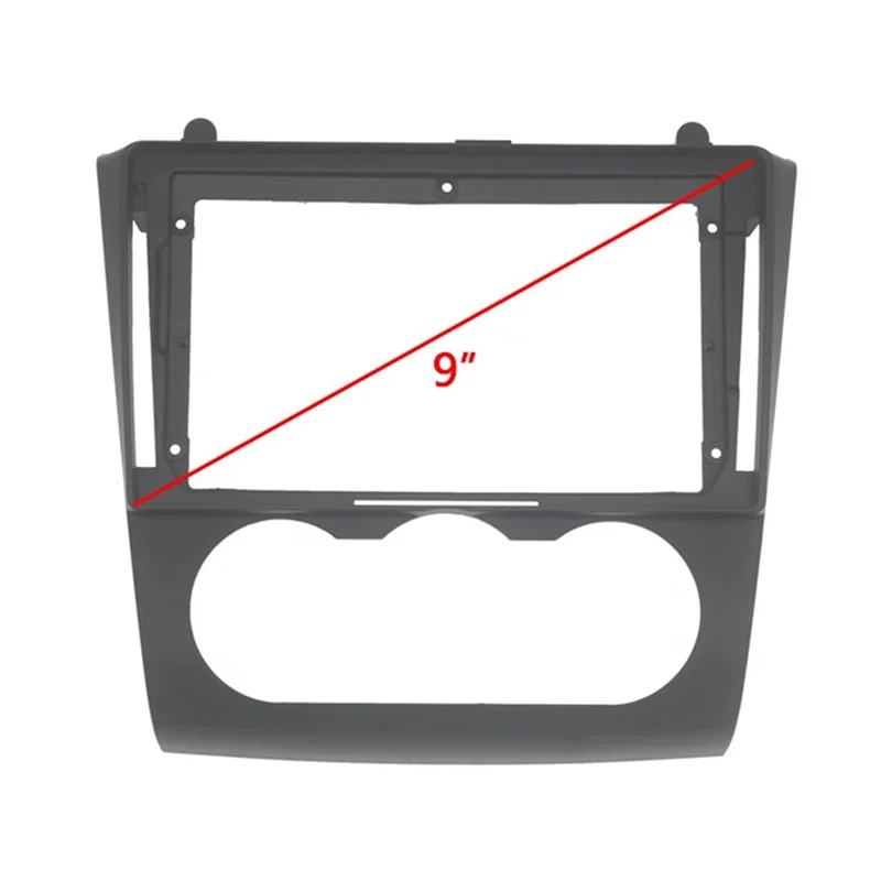 Top Verkoop Auto 9Inch Radio Panel Frame Handleiding Airconditioning Panel Frame AC Passen Knop Panel Voor Nissan Altima 2006-2012
