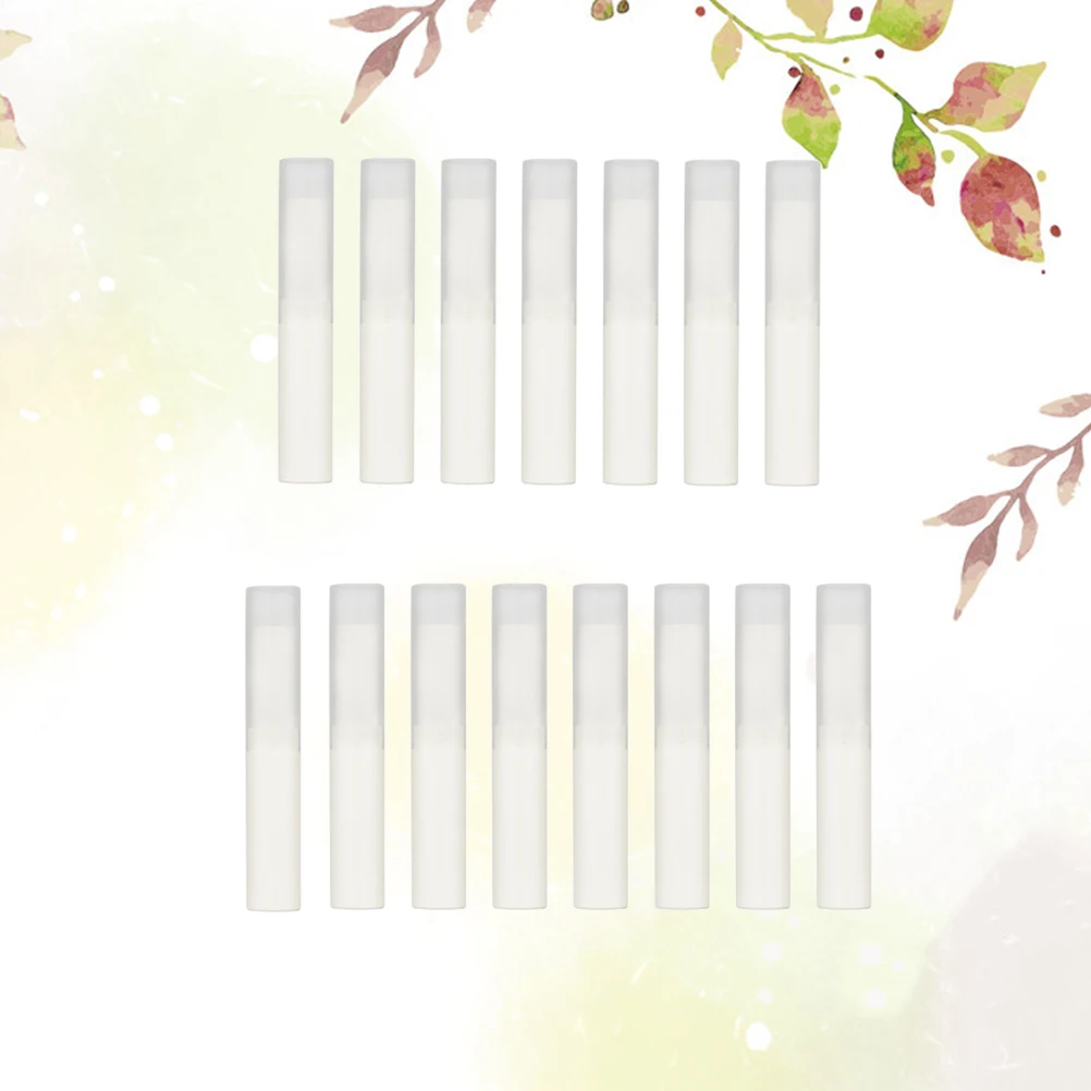 15 قطعة 4 جرام أنابيب دهن الشفاه آلية رفع سلسة لتقوم بها بنفسك حاوية أحمر الشفاه قابلة لإعادة الاستخدام أنابيب التعبئة الفارغة لمحبي الحرف اليدوية #4