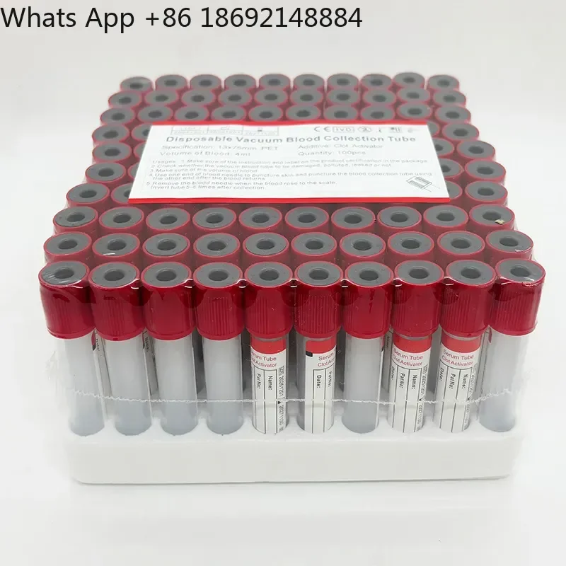 Medical Vacuum Blood Collection Tube for Coagulation Promotion PET Tube EDTA K3 Tube