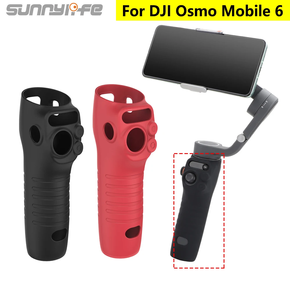 

Sunnylife Protective Case for DJI OSMO Mobile 6 Silicone Handle Case Anti-scratch Cover Sleeve Protector for DJI OM 6 Shell Part