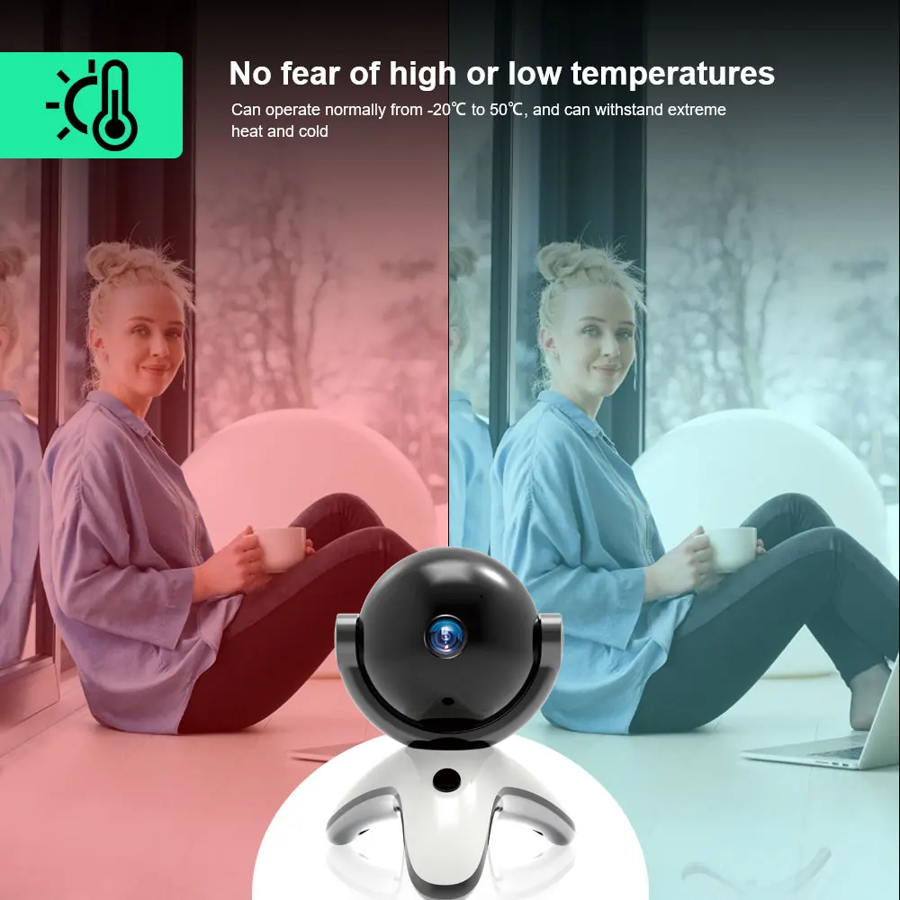 Imagem -03 - Neye Indoor Baby And Pet Monitor 360 ° Pan Tilt ai Rastreamento Automático Detector de Movimento Câmera de Segurança 8mp 4k 5g Wifi