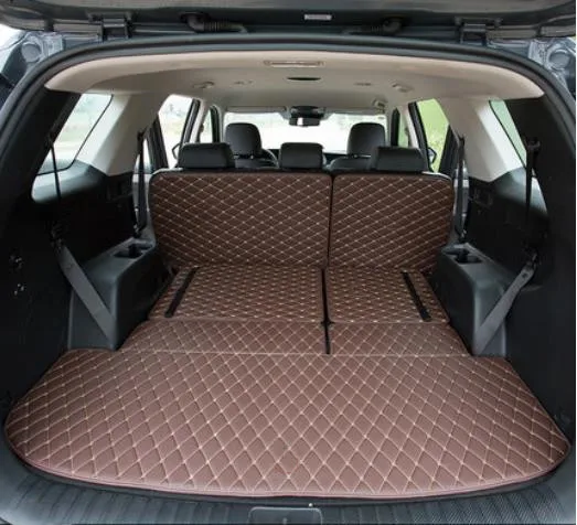 Best quality! Special car trunk mats for Hyundai Palisade 7 8 seats 2022-2020 waterproof cargo liner boot carpets luggage covers