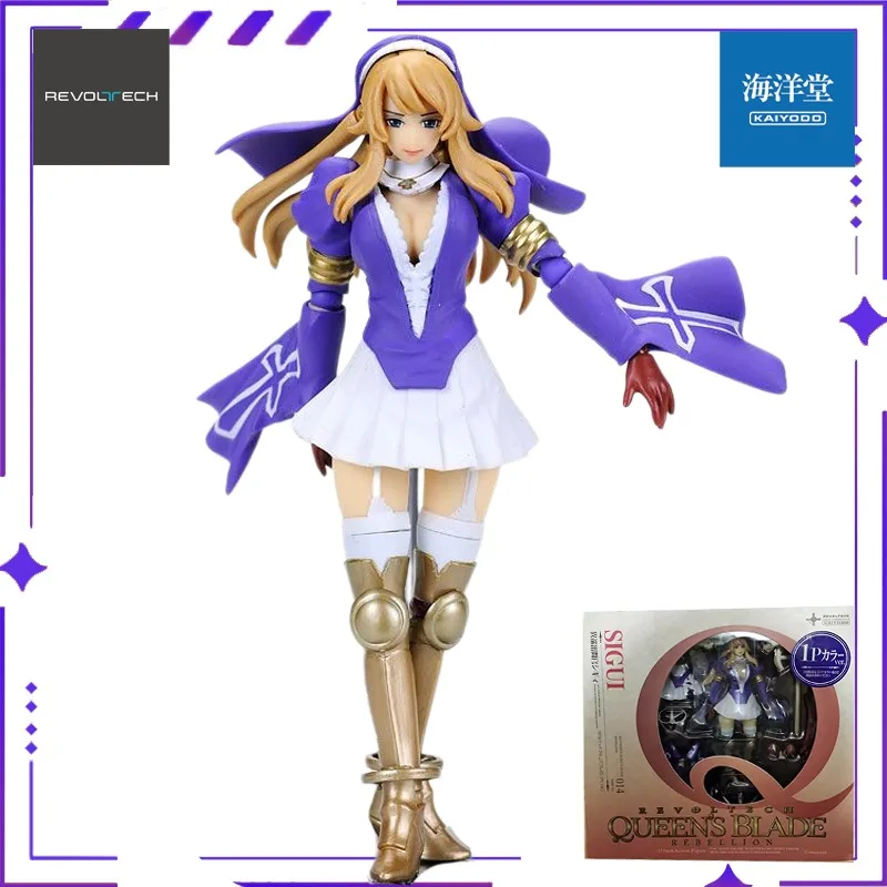 KAIYODO Oryginalna Technologia Kół Queen's Blade No.014 Heretic Interrogator 1P Karara Version Ruchoma Figurka Model Zabawka Kolekcjonerska