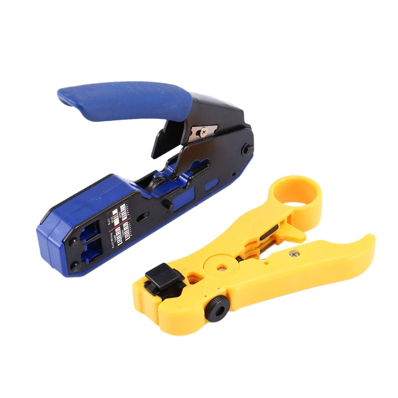 New All In One RJ45 Tool Network Crimper Cable Crimping Tools For RJ45 Cat7 Cat6 Cat5 RJ11 RJ12 Modular Plugs Clips Pliers