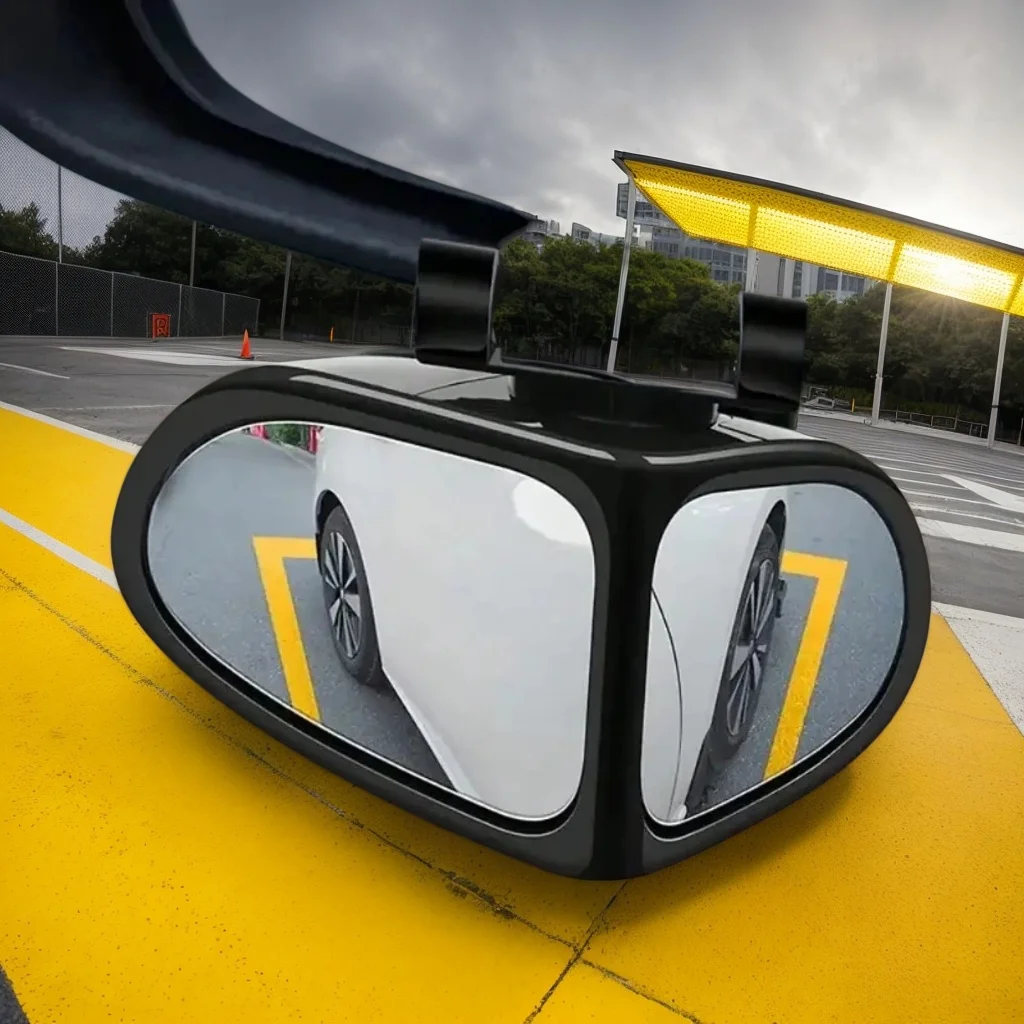 Универсальные антибликовые автомобильные боковые зеркала 360° °   Вращающаяся и легкая установка с зажимом для повышенной безопасности вождения