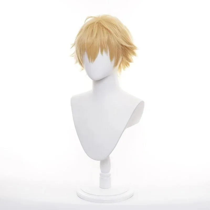 

Человек с бензопилой Denji, синтетический короткий вьющийся аниме Coser, милый парик из термостойкого волокна для девочек, Хэллоуин, 3 дюйма, 5,5 дюйма, 8 дюймов,