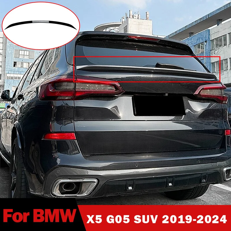 

Для BMW X5 G05 SUV 2019 2020 2021 2022 2023, задний средний спойлер, крышка багажника, крыло, ремонт, отделка хвоста, автоаксессуары