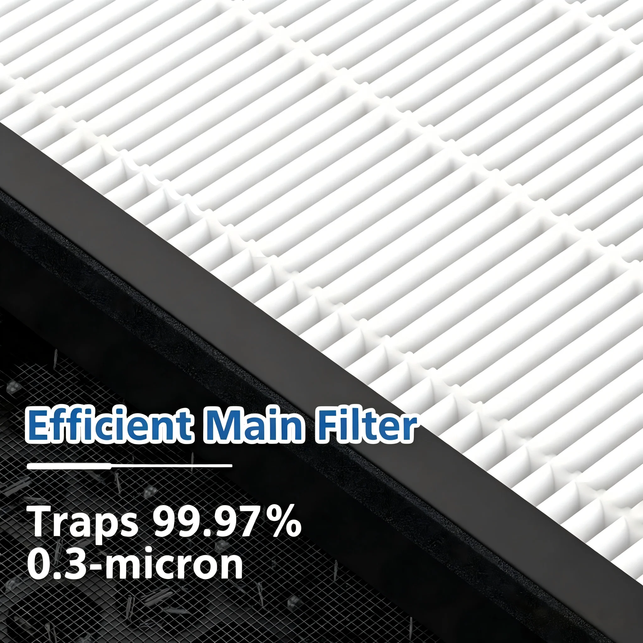 Replacement Filter For LEVOIT Vital 200S / Vital 200S-P Air Purifier HEPA Activated Carbon Filter Vital 200S-RF LRF-V201-WUS 2 P view 3