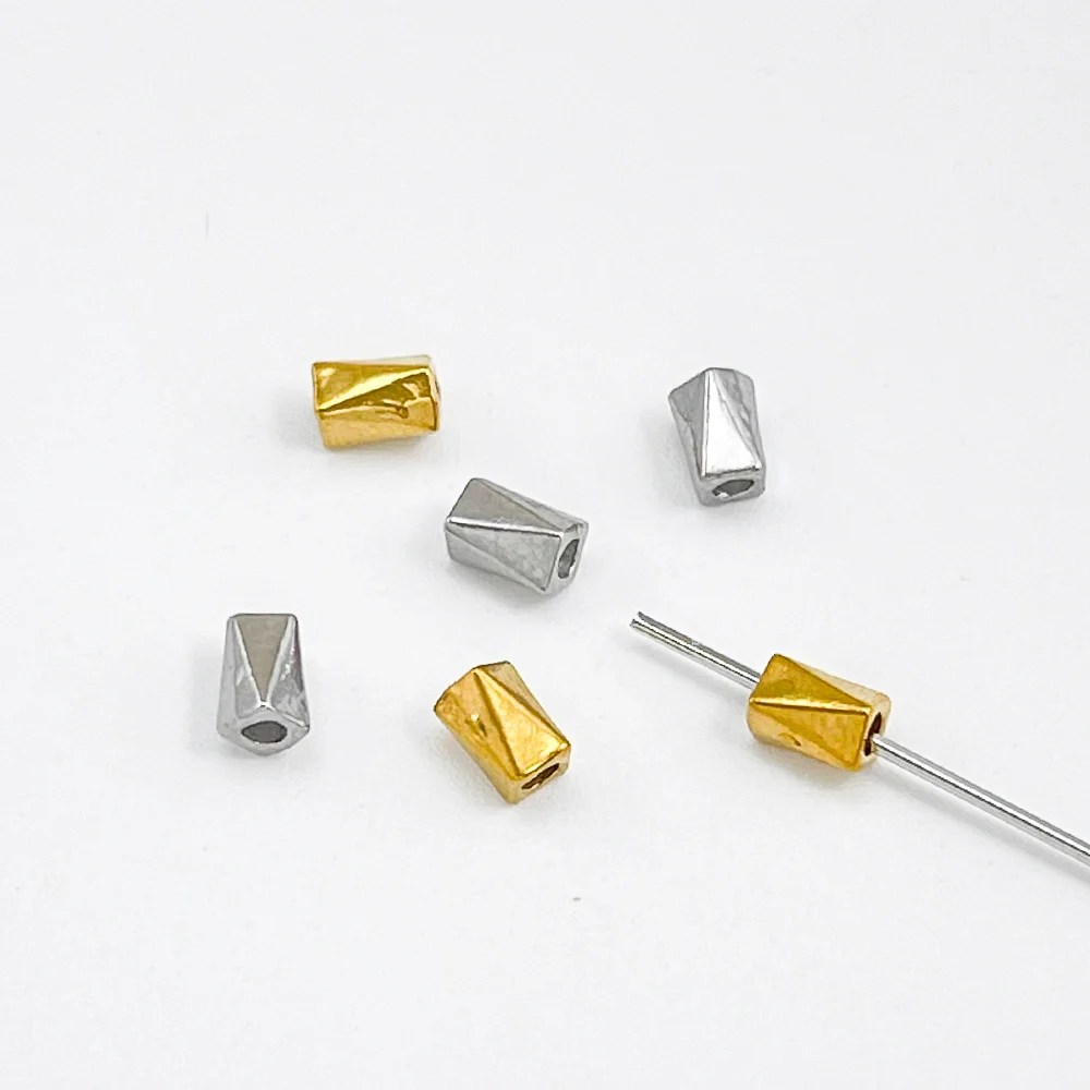 Hartelijk ontwerp 3*5MM 100 stuks sieraden accessoires/spacers/handgemaakt/DIY bevindingen/roestvrij staal/kralen voor armbanden # 195553