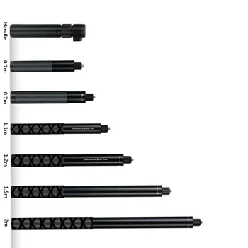 für Insta360 X4 X3 X2 Unsichtbarer Selfie-Stick Erweiterter Selfie-Stick für GoPro 13 12 DJI Action 5 4 3 Kamera Aluminiumlegierungsständer