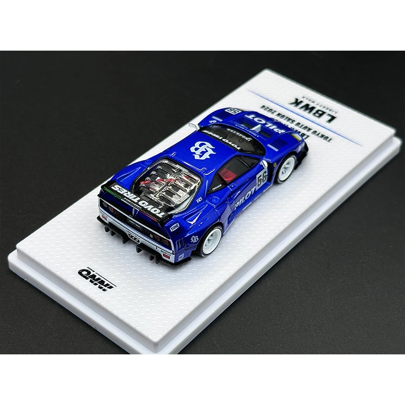 INNO In magazzino 1:64 LBWK F40 Tokyo Auto Salon 2024 Diecast Diorama Car Model Collection Toys