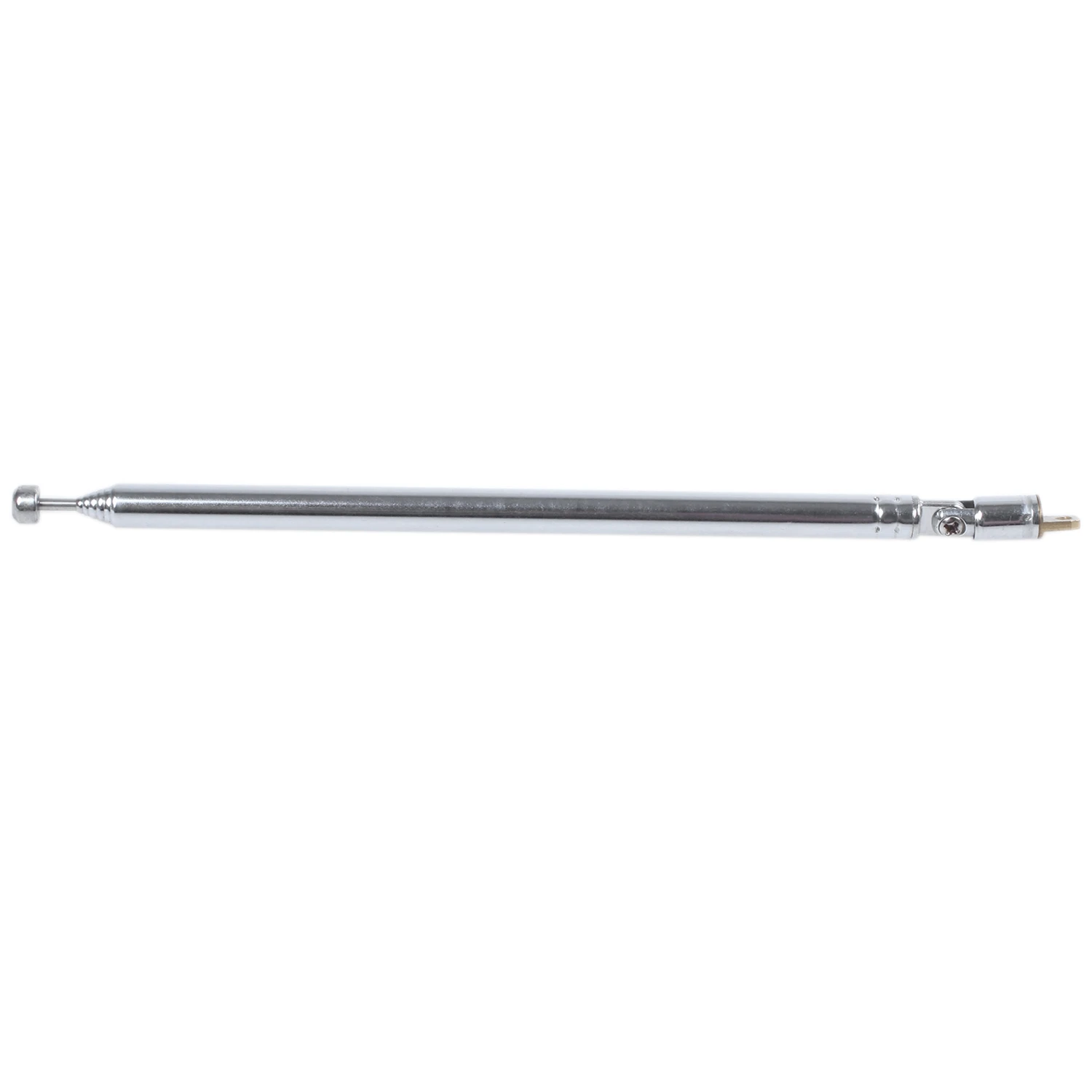 Metal part 7 Telescopic AM, FM radio antenna length 75 cm long silver