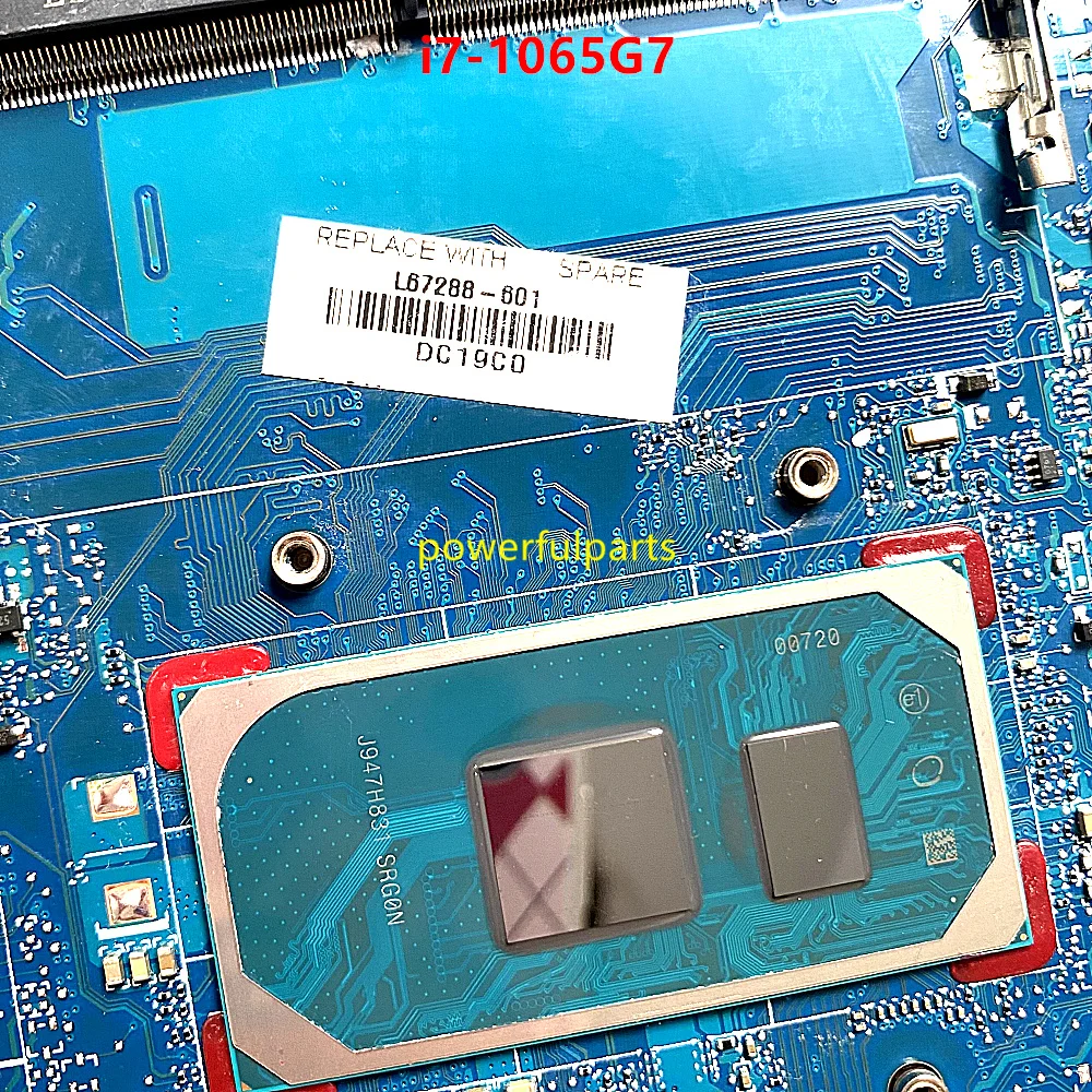 Imagem -04 - Trabalhando Bem para hp Pavilion 15-cs Placa-mãe do Portátil com I71065g7 Cpu a Bordo Dag7blmb8d0 L67288601 L67288001 Usado