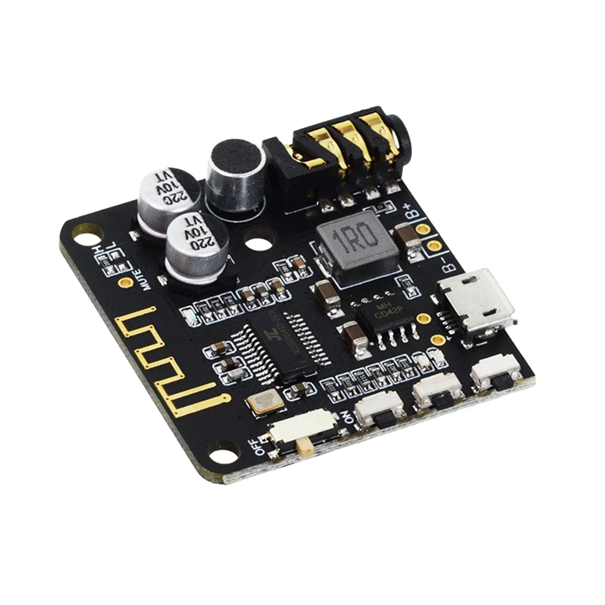 Módulo de Audio BT5.0 PRO, placa decodificadora de Audio MP3 con micrófono sin pérdidas, placa amplificadora de Audio para altavoz de coche, receptor de Audio DIY