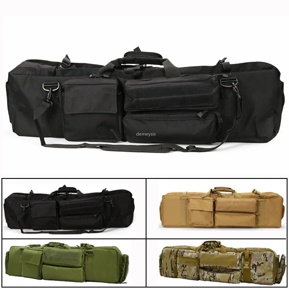 

37'' Tactical Gun Bag Long Pistol Firearm Rifle Transportation Case with Strap for M249 M4A1 M16 AR15