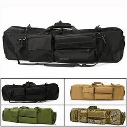 37'' Tactical Gun Bag Long Pistol Rifle Transportation Case with Strap for M249 M4A1 M16 AR15 Outdoor Hunting Bag
