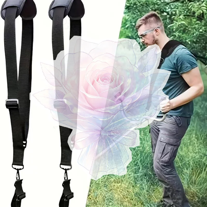 Brush Cutter Shoulder Strap Harness Adjustable Mower Backpack Belt with Padded Support for Gardening and Outdoor Maintenance Ta