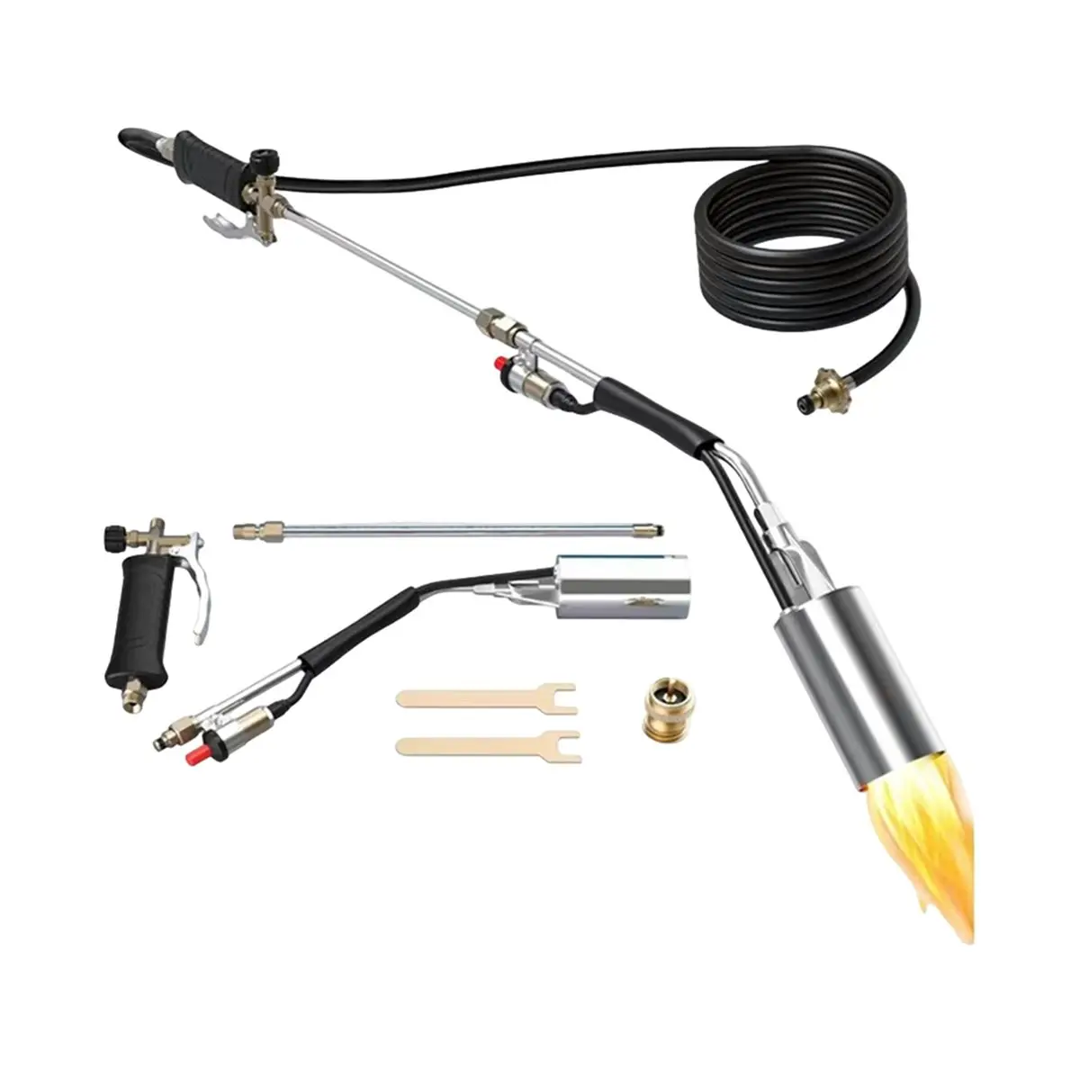 A013 Weed Torch, Propane Torch Weed Burner ,Blow Torch for Weed, Flamethrower for Weeding, Roof Asphalt, Melting Snow