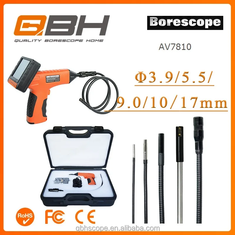 Detector de metales de diamante de nuevo diseño con cámara de lente de 3,5 pulgadas