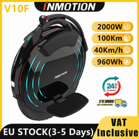 EU STOCK Original Inmotion V10F Electric Unicycle 2000W Motor 40KM/H Speed 100KM Range 16inch EUC with Bluetooth Speaker