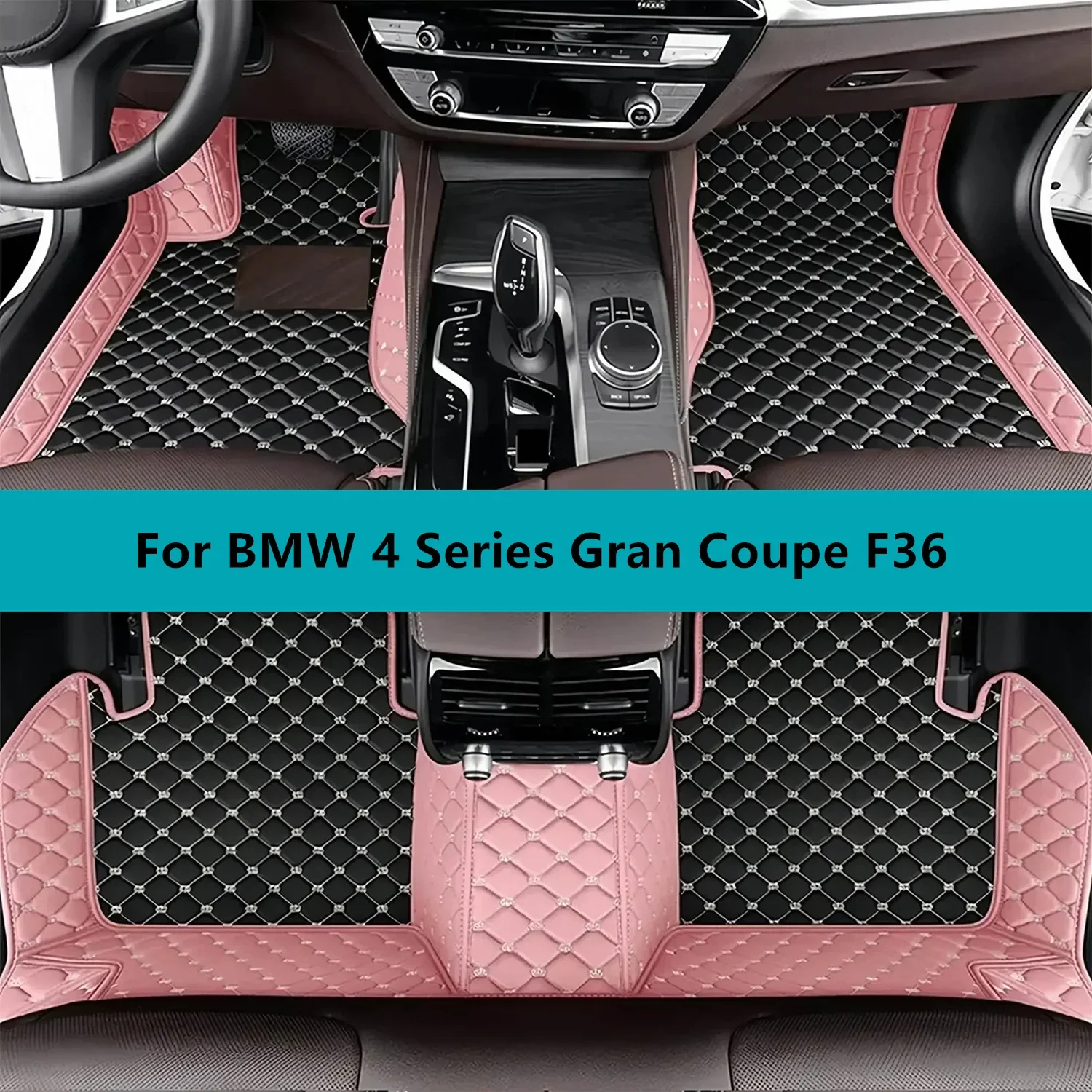 

Car Floor Mats For BMW 4 Series Gran Coupe F36 2017 2018 2019 2020 2021 Full Set Leather All Weather Waterproof Car Floor Mats