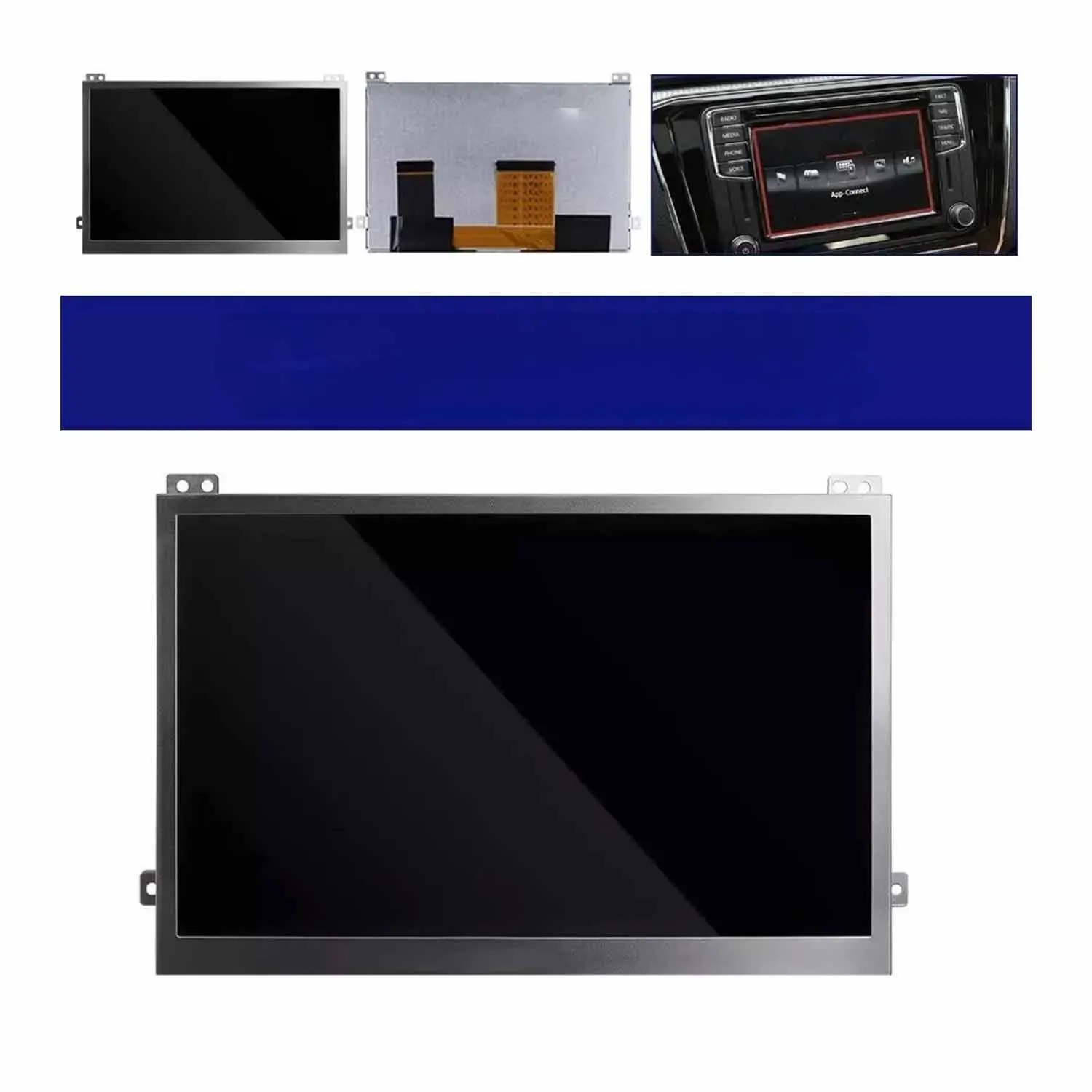 6.5 "شاشة الكريستال السائل شاشة تعمل باللمس TDO-WVGA0633F00036 لشركة فولكس فاجن MIB STD2 680 200 راديو شاشة عرض قطع تجميع اكسسوارات السيارات