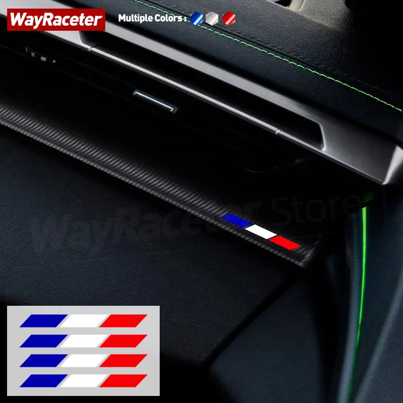 Отражающее виниловое зеркало заднего вида с французским флагом для Peugeot 3008 5008 2008 106 107 108 RCZ