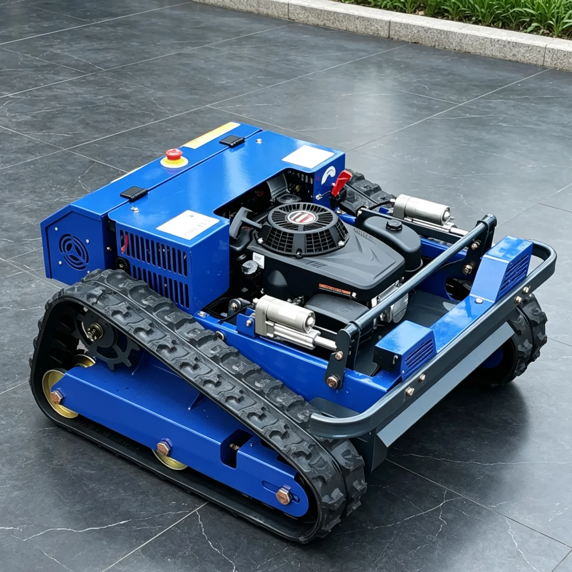 Customized High Grass Mower Remote‑Controlled Flail Mower Hammer Flail Mower Crawler Petrol Lawn Mower