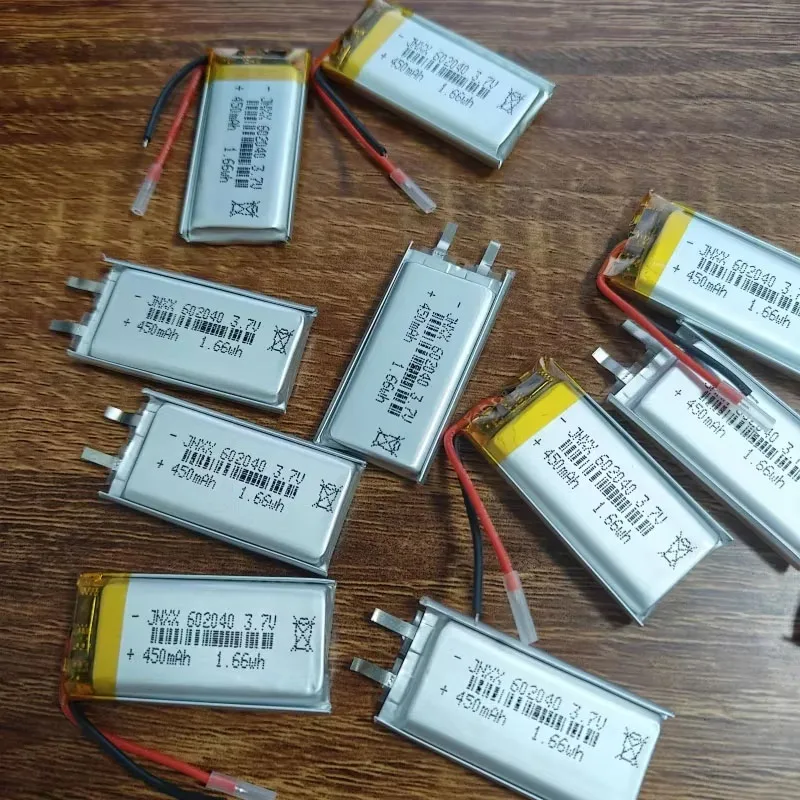 جديد 602040   بطارية ليثيوم أيون بوليمر قابلة لإعادة الشحن 3.7 فولت 450 مللي أمبير في الساعة للكمبيوتر الشخصي LED بقوة احتياطية 552040 601949   فرشاة الأسنان الكهربائية DVR GPS