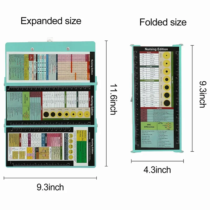 Imagem -03 - Dobrável Liga de Alumínio Prancheta Médica Multifuncional Registro Médico Dobrável Pasta de Arquivo Escritório Contendo Placa de Escrita a4