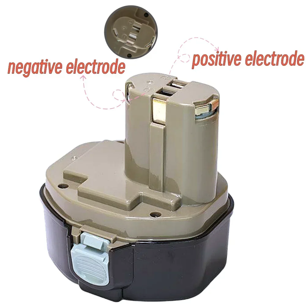 14.4V 4.8Ah NIMH rechargeable battery, suitable for Makita cordless drill tool PA14，1422，1420，192600-1，6281D，6280D battery