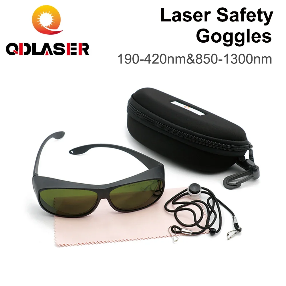 Imagem -06 - Qdlaser-óculos de Proteção para Yag Dpss Fibra Laser Óculos de Segurança Estilo c Od6 Plus Blindagem 1064nm