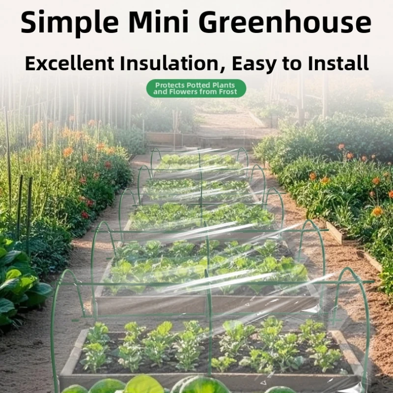 120cm Garden Hoop For Raised Beds Plant Grow Tunnel Flexible Planting Hoop Grow Tunnel For Garden Orchard Flowerbed Greenhouse