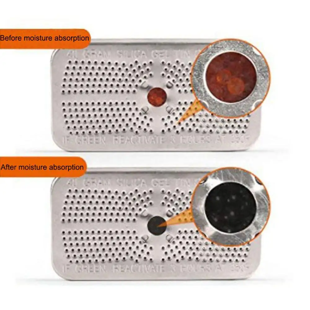 Closet Car Indicating Absorbent Reusable Dry-Packs Desiccant Canister Dehumidifier Absorber