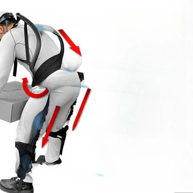 

Power bending forward mechanical exoskeleton handling power