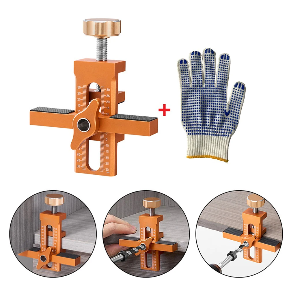 

Easy Door Positioning Tool Cabinet Door Tool 90*103mm 3.54*4.06 In Cabinet Door Jig Easy Installation Process Long Service Life